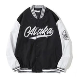 Contrast Motorcycle Jacket- Outfit