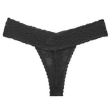Lace Women's Thongs Floral G-String Temptation Low-waist Panty Transparent Hollow Out Underwear Female Erotic Panties