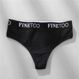 M-XL G-string Cotton Panties For Women Letter Waist Underwear Female Underpants Comfortable Thongs Women