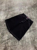 Vintage Hip Hop Y2k Skateboard Denim Shorts Baggy Harajuku Alphabet Street Shorts