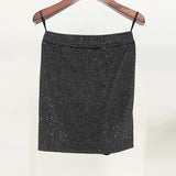 New Star Temperament Fashion Mesh Splicing Hot Diamond