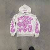 Graphic Printing Pullover Harajuku Vintage Y2kstreetwear High Street