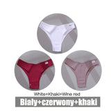 Sexy Women's Panties Cotton Brazilian Underwear Women V Waist Women's Thong Female Underpants Intimate Lingerie