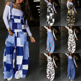 Zingj New Fall Print Waist Strap Enders Trousers