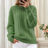 2025 Cross-Win V-Neck Bat Dress Bag Hip Dress Sweater Dress Women's