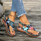 Zingj Women With Large Herringbone Sandals In The Summer Of 2024 Are Popular Flowers With Sloping