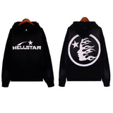 High Street Ins Minority Retro Print Letters Loose Hooded Sweaters For Men And Women In Autumn And