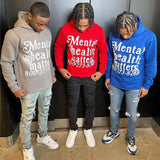 And Winter Vintage Street Personality Trend Alphabet Hoodie Printed Men's And Women's Hoodie