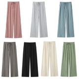 New Textured Loose Casual Multicolor Trousers