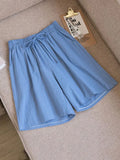 Women shorts Summer Casual Solid Cotton Linen shorts high waist loose shorts for girls Soft Cool female shorts