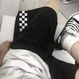 Shorts Oversize Harajuku Plus Sizes Cycling Plaid High Waist Summer Hip Hop Harajuku Sports Korean Sweatpants