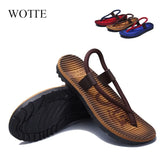 Men Sandals New Beach Slippers High Quality Beach Flip Flops Fashion Solid Flat Outdoor Shoes Outdoors Non-slip