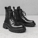 Zingj Men's British Boots Black Chelsea