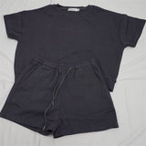 Women High Quality Hoodies Tracksuits 2 Piece Set Summer Autumn Sweatshirt + Sporting Shorts Outfit Solid Pants