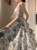 Vintage Black Evening Party Dress Women 2023 Summer Elegant Romantic Prom Vestidos Korean A-line Graduation