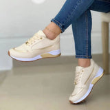 Women In Sneakers 2024 Spring And Autumn New Large Size, Thick Soles, Colors, Leisure, Fashion, Low-Top