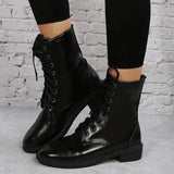 Zingj Boots Female Autumn Winter New British Short Tube Women's Boots Casual Joker Boots College European Goods Money Fashion Thin