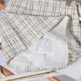 Shop Recommended Autumn And Winter Coarse Flowers Of The Semi-Body Skirt High Waist Thin Anti-Walking A Word Ass Short Skirt