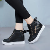 Autumn And Winter New Style Heightened Women's Shoes Korean Version Of Small White Shoes Female Students Single Shoes Leisure Sports Shoes All Kinds Of Short