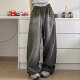 Logo Print Vintage Washed Baggy SweatpantsOutfit