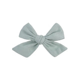 Flower Cotton Hair Bows With Clip For Baby Girls Plaid Boutique Hair Clips Hairgrip Barrettes Headwear Hair