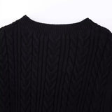 Early Spring, The New Style Laminated Decorative Eight-Strand Knitted Vest