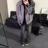 Short Jacket Men's And Women's Spring And Autumn Cushion Shoulder Suit Collar Pilot Fashion Niche Baseball Suit