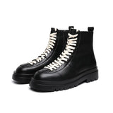 Zingj 2023 New Martin 45 46 High Top British Wind Ins Trendy Shoes