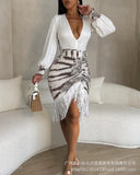 Zingj New High Slit Long Dress LZC11686