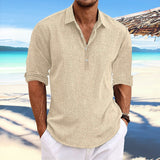 Men's 2025 Summer New Set-Fashion Teen Fashion Loose Long-Sleeved Home Casual