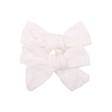 2021 New Cotton Linen Print Hair Clips For Cute Baby Girls BB Boutique Hairpins Barrette Headwear Kids Hair