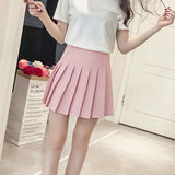Zingj Skirt Spring And Summer Female 2024 New Student Korean Version Short Style Slim Skirt High Waist Short Skirt Female Student Skirt