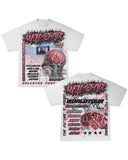Pattern Retro Style Original Gothic Hip Hop Animation Printing Oversized T-Shirt Loose Casual Short Sleeves For Men And