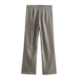 Double-Breasted Suit Jacket 2208425 Blended Straight Trousers 2202425