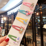 Pcs/Set Girls Cute Cartoon Animals Fruit 5 Cm Hairpins Children Lovely Hair Clips Barrettes Gift Kids Hair Accessories
