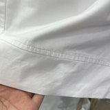 Shorts A-LINE Cotton Loose Elastic Waist Women's Summer Shorts Solid Wide-leg White Five-point Pants High Waisted