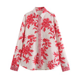 Summer Flower Printed Shirt 5029154 Skirt