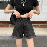 Women Cool Sexy High Waist A-line Patchwork All-match Ins Popular Daily Basic Office Lady Casual Korean Style Mini