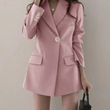 Zingj Jacket Female Spring Dress 2024 New Ins White Student Black Cardigan Loose Korean Version Autumn Spring