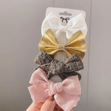 Leopard Print Hairpins Bowknot Hair Clips For Cute Girls Cotton Safty Barrettes Hairgrip Headwear Kids Hair