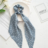 Women Streamers Bohemian Scrunchies Print Elastic Hair Bands Girls Hair Ropes Ties Holder Ponytail Headwear Hair