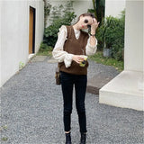 Women Apricot Newly Lace Ins Sweet Fashion Design Spring Flare Sleeve BF Lovely O-Neck Classy Female Solid Slim
