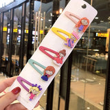 Pcs/Set Girls Cute Cartoon Animals Fruit 5 Cm Hairpins Children Lovely Hair Clips Barrettes Gift Kids Hair Accessories