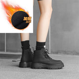 Zingj Wind Ins Black Martin Boots Male Trend Autumn And Winter Tooling Locomotive Boots Korean Version High Gang