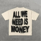Spring And Summer Minority Design Pure Cotton Short Sleeves 2024 New High Street Retro
