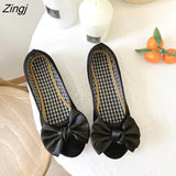 Women Boat Shoes Loafers Bow Casual Shoes Woman Flats Slip on Flat Shoes Candy Color Breathable shoes Espadrilles Big Size
