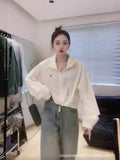 Sunscreen Clothing Female Summer Thin Coat Female Short Short 2024 New Loose Hooker Sunscreen Jacket-Outfit