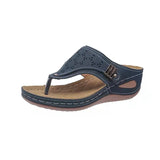 Zingj Women With Sandals And Slippers In 2023 Summer New Large-Size Hollowed-Out Metal Thick-Soled