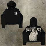 Men's Hoodie Y2K Original Hip-Hop Cartoon Graphic Printing Pullover Fashion Leisure