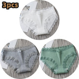 Cotton Panties Women Comfortable Underwears Sexy Middle-Waisted Underpants Female Lingerie Big Size Ladies